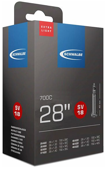 Schwalbe Vnitřní trubice SV18 Extra Light 28 28 47-622 635 40 mm valiel