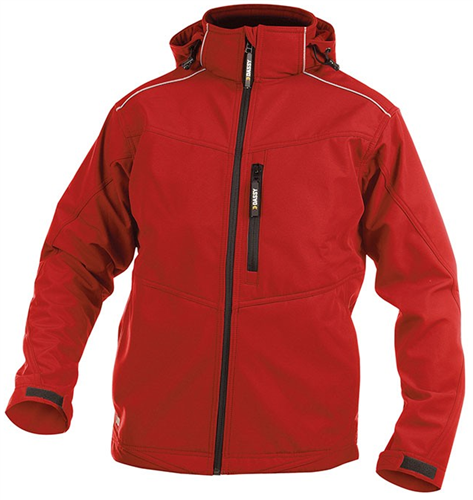 Dassy softshell tavira polyester rouge xl