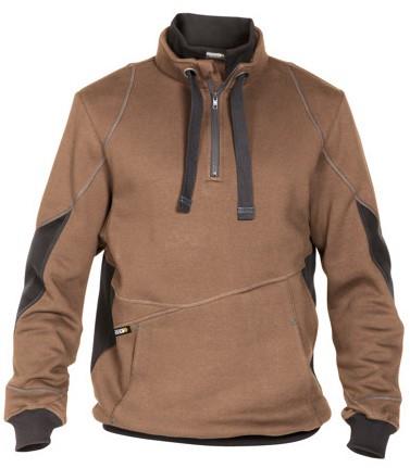Pull Dassy marron stellaire gris 3xl