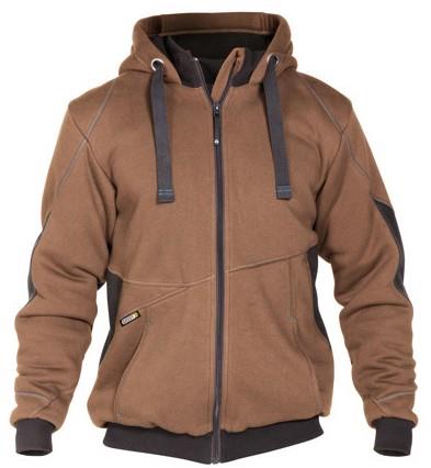 Veste sweat Dassy marron pulse anthracite l