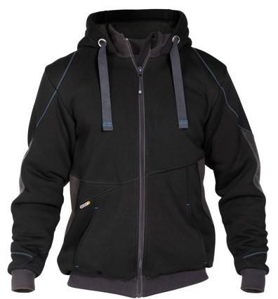 Veste sweat Dassy pulse noir anthracite xl