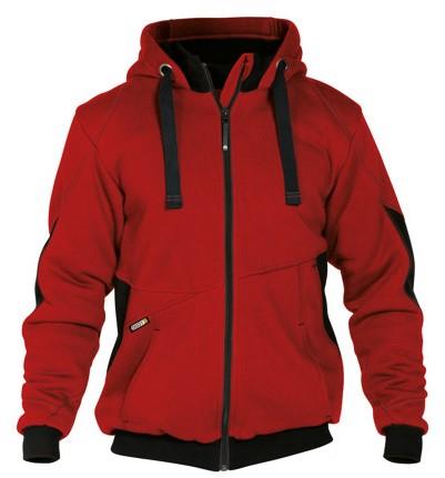 Veste sweat Dassy rouge pulse noir xxl