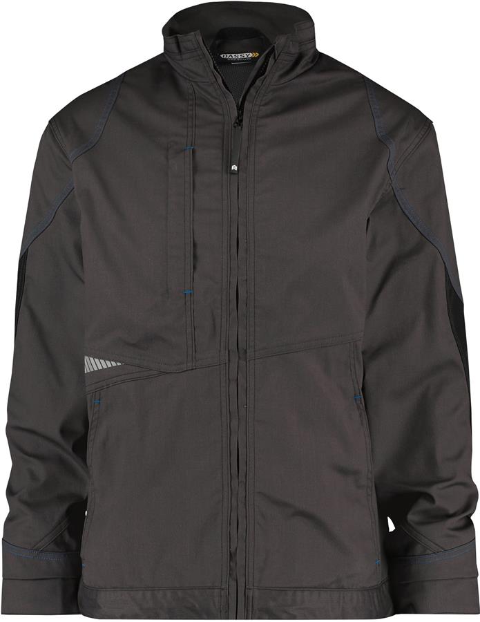 Veste de travail Dassy gris atome noir l