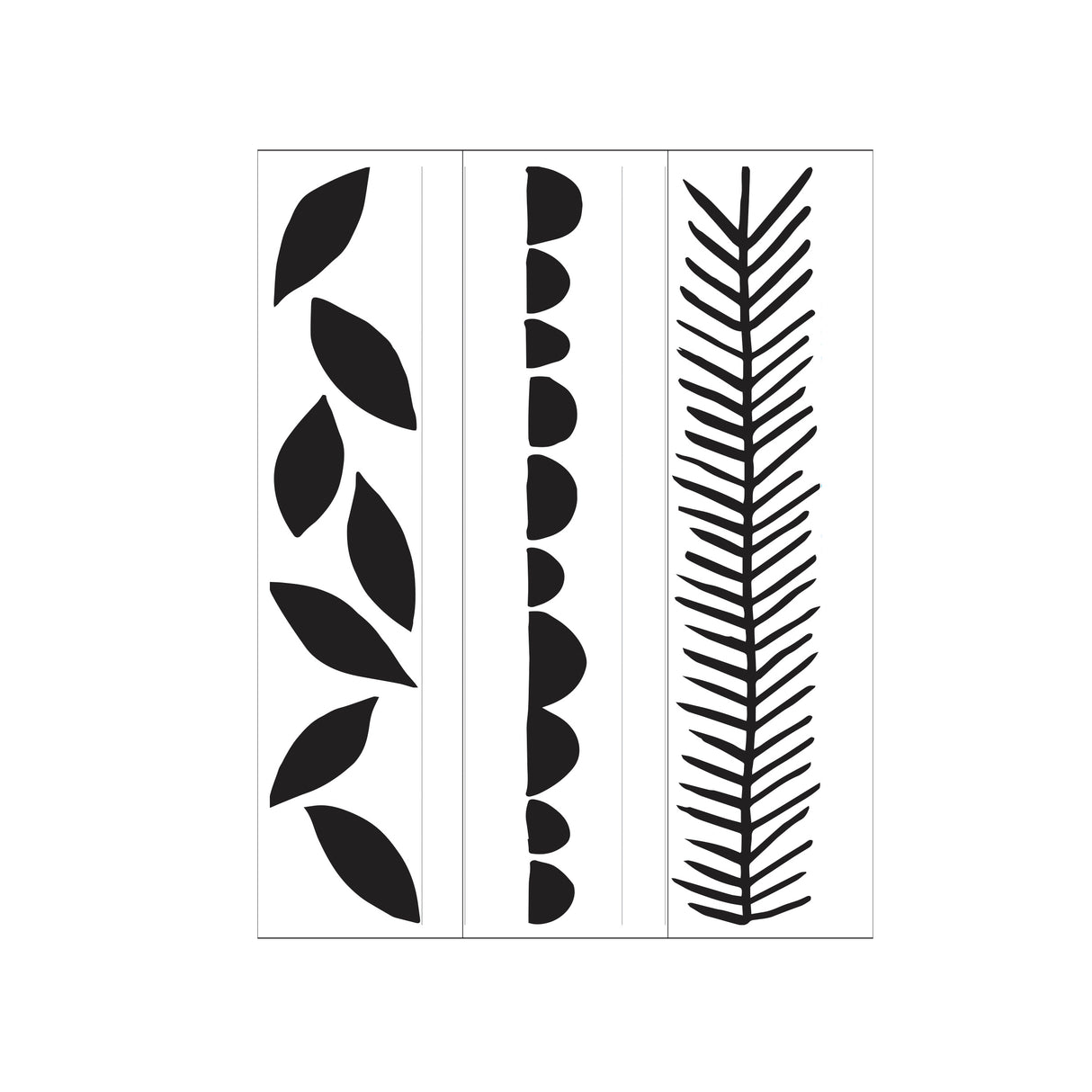 Darice • embossing sjabloon bladcirkels groen