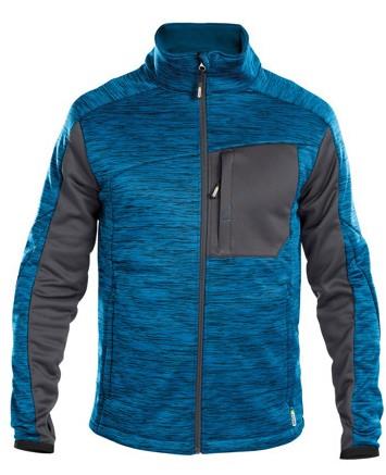 Cardigan couche intermédiaire Dassy convexe bleu azur anthracite m