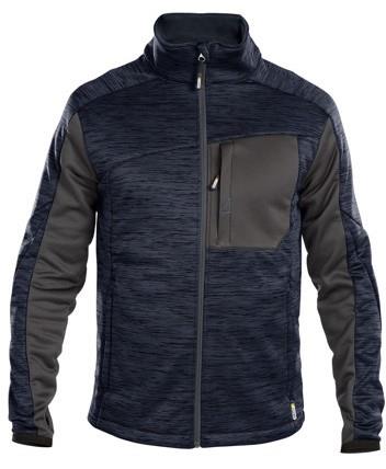 Cardigan couche intermédiaire Dassy convexe bleu nuit anthracite m