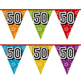 Ligne de drapeau holographique Boland 50 ans 8 mètres