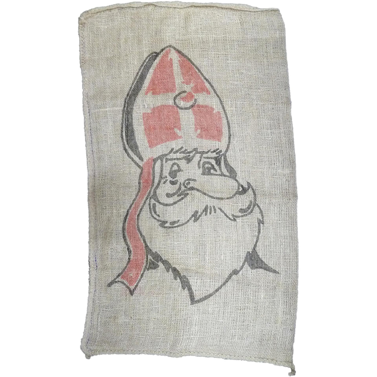 Sac Sinterklaas jute 80x50cm avec impression