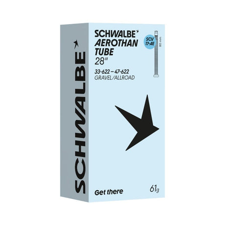 Tube Schwalbe scv17-ae aérothan, tpu 33 47-622 ib 80mm