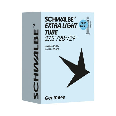 Schwalbe chambre à air scv19l-el 54 75-584 622 40mm noir