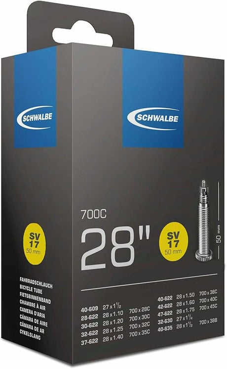 Chambre à air Schwalbe sv17 28 28 47-622 635 fv 50mm