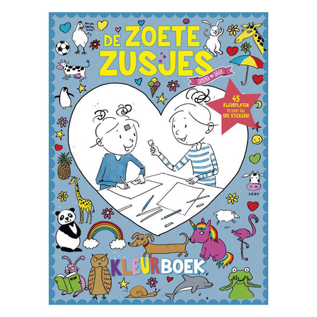 Livre central maison les douces sœurs livre de coloriage avec plus de 1