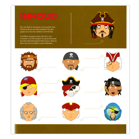 Masques de la maison centrale du livre : pirates et marins