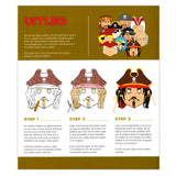 Masques de la maison centrale du livre : pirates et marins