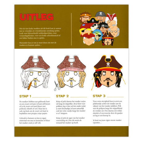 Masques de la maison centrale du livre : pirates et marins