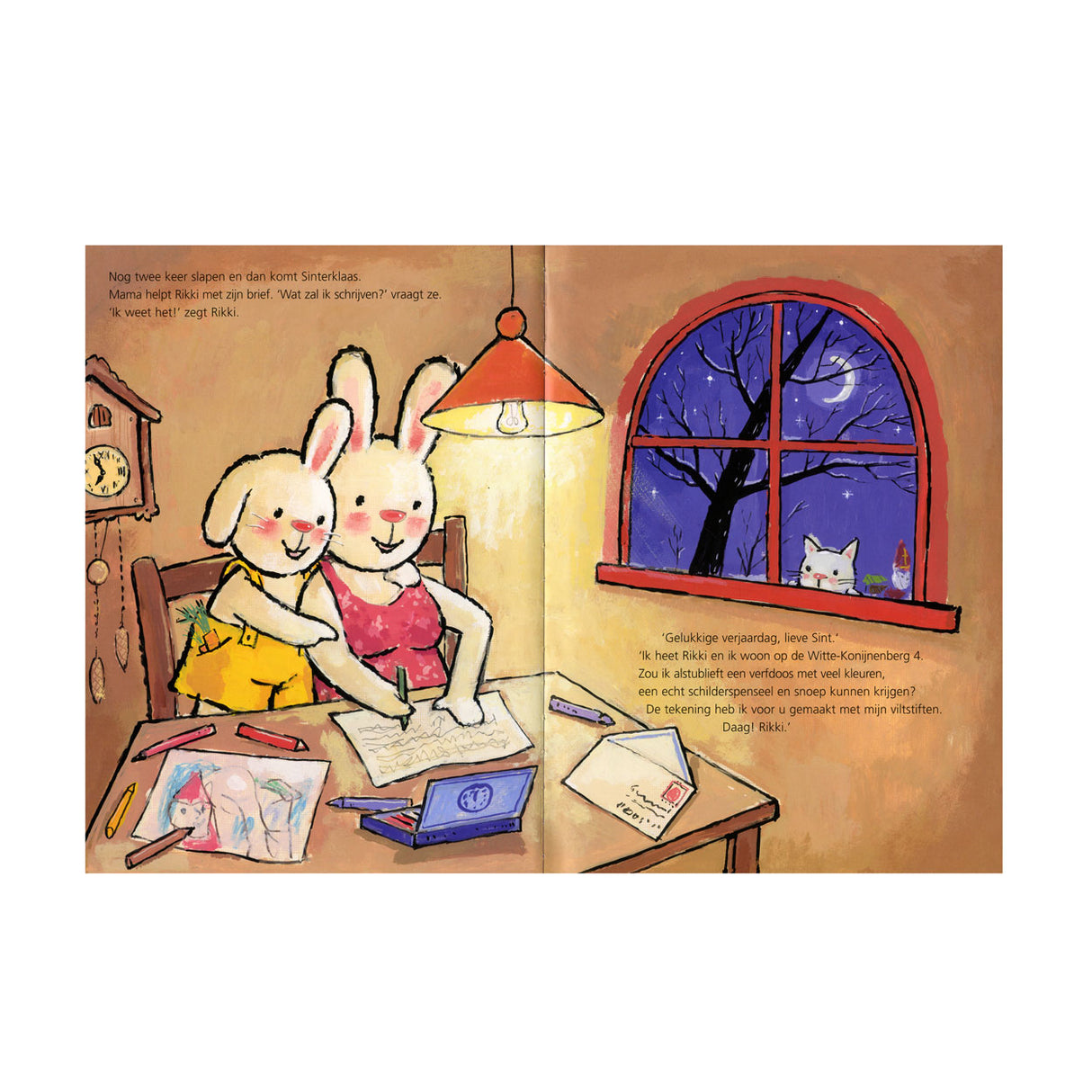 La Maison du Livre Rikki aide Sinterklaas