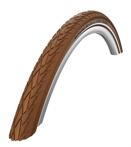 Schwalbe Road Cruiser K-Guard 26 x 1,75 47-559 mm-brun med refleksjon