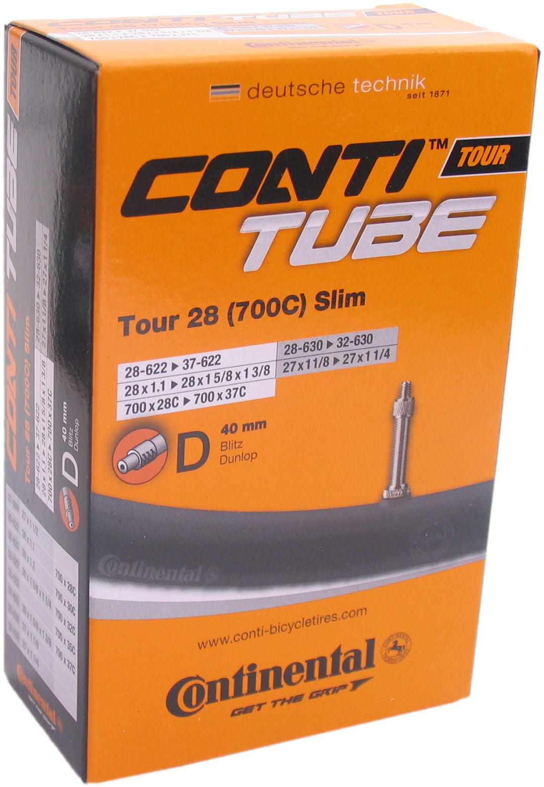 Continental Binnenband dv16 28 inch 28 37-622-630 dv 40 mm