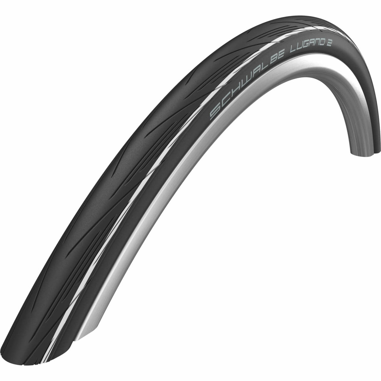 SCHWALBE TIRE LUUGANO II FIL 28 x 1,00 (25-622) Blanc noir