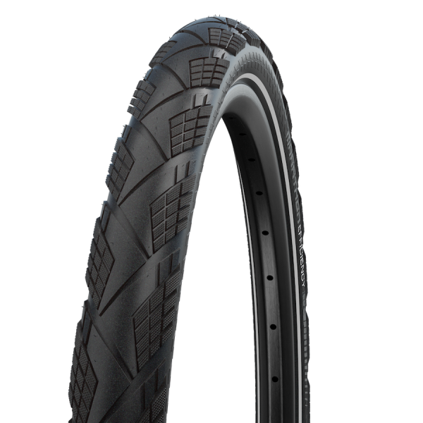 Schwalbe Folding Band Marathon Efficiency Super Race V-Guard 27.5 x 2.15 55-584 Negro con reflexión