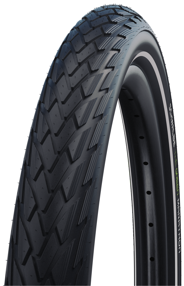 Schwalbe Tire Green Marathon GreenGuard 28 x 1,00 25-622mm sort med refleksion