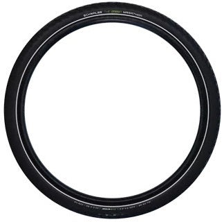 Schwalbe tire green marathon greenguard 28 x 1.25 32-622mm black with reflection