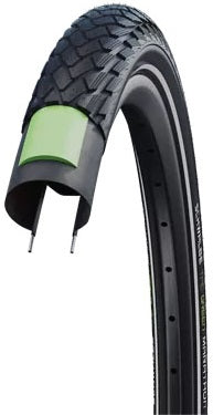 Schwalbe tire green marathon greenguard 28x1 5 8x1 3 8 (37-622) Black