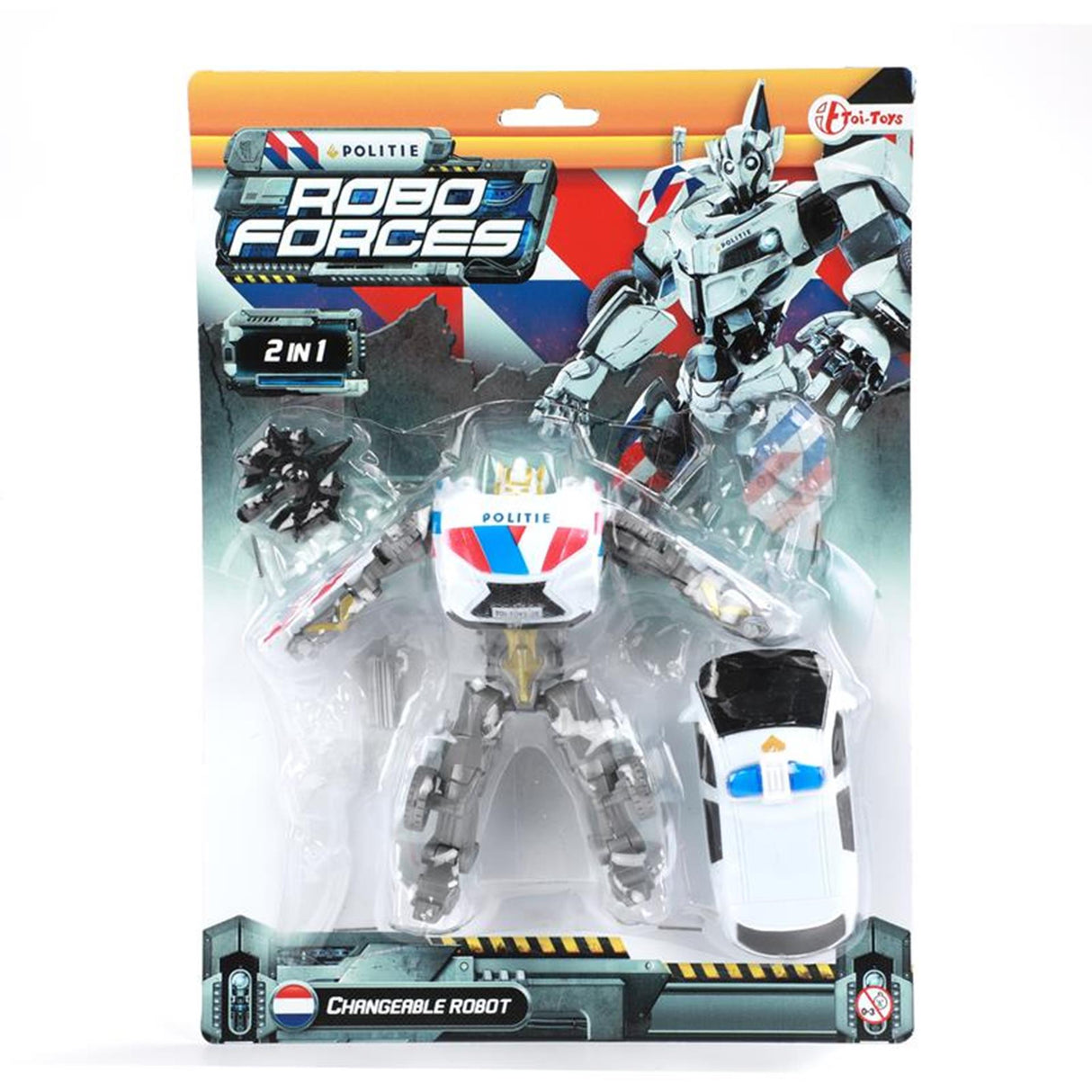 Toi-toys toi toys change robot voiture de police