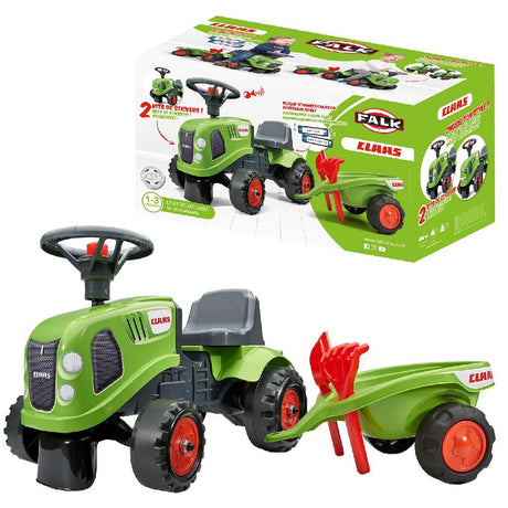 Tracteur ambulant Falk Claas vert