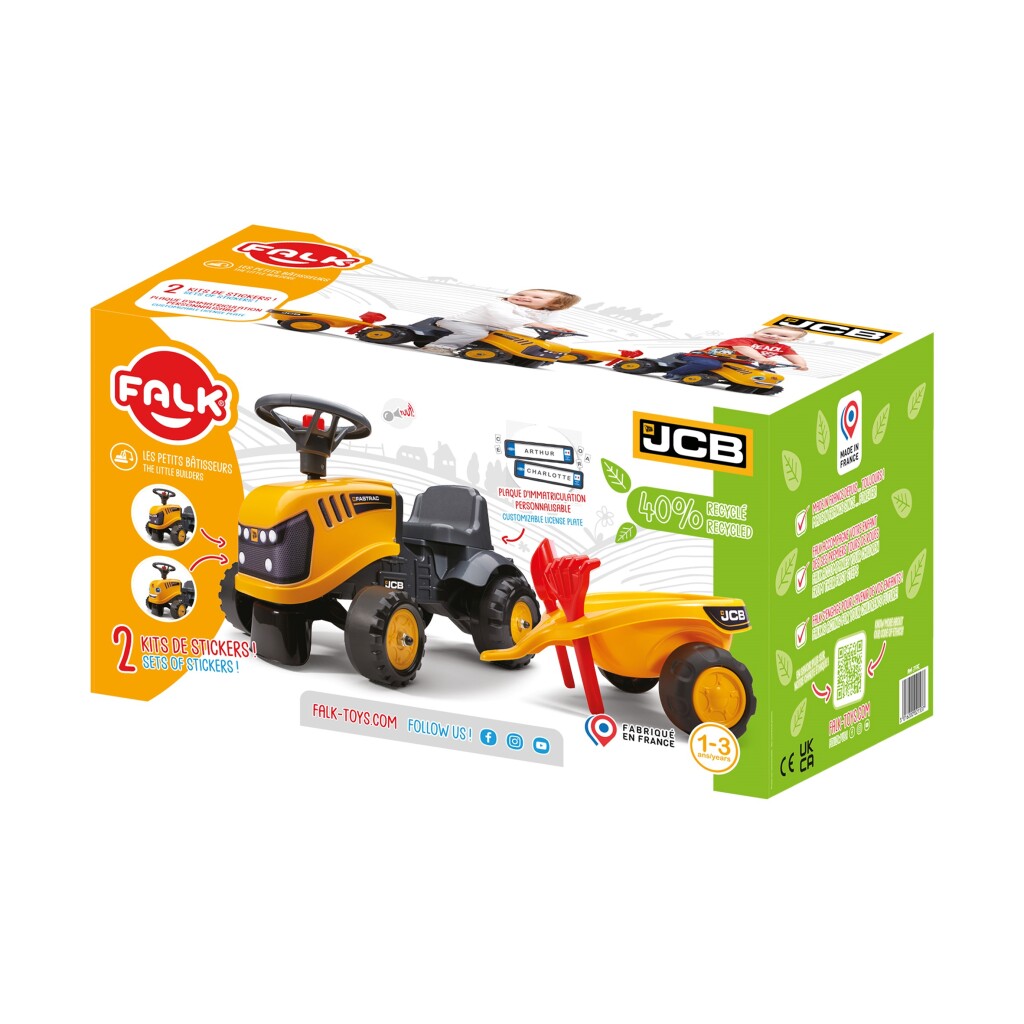 Falk JCB tracteur ambulant set 1+