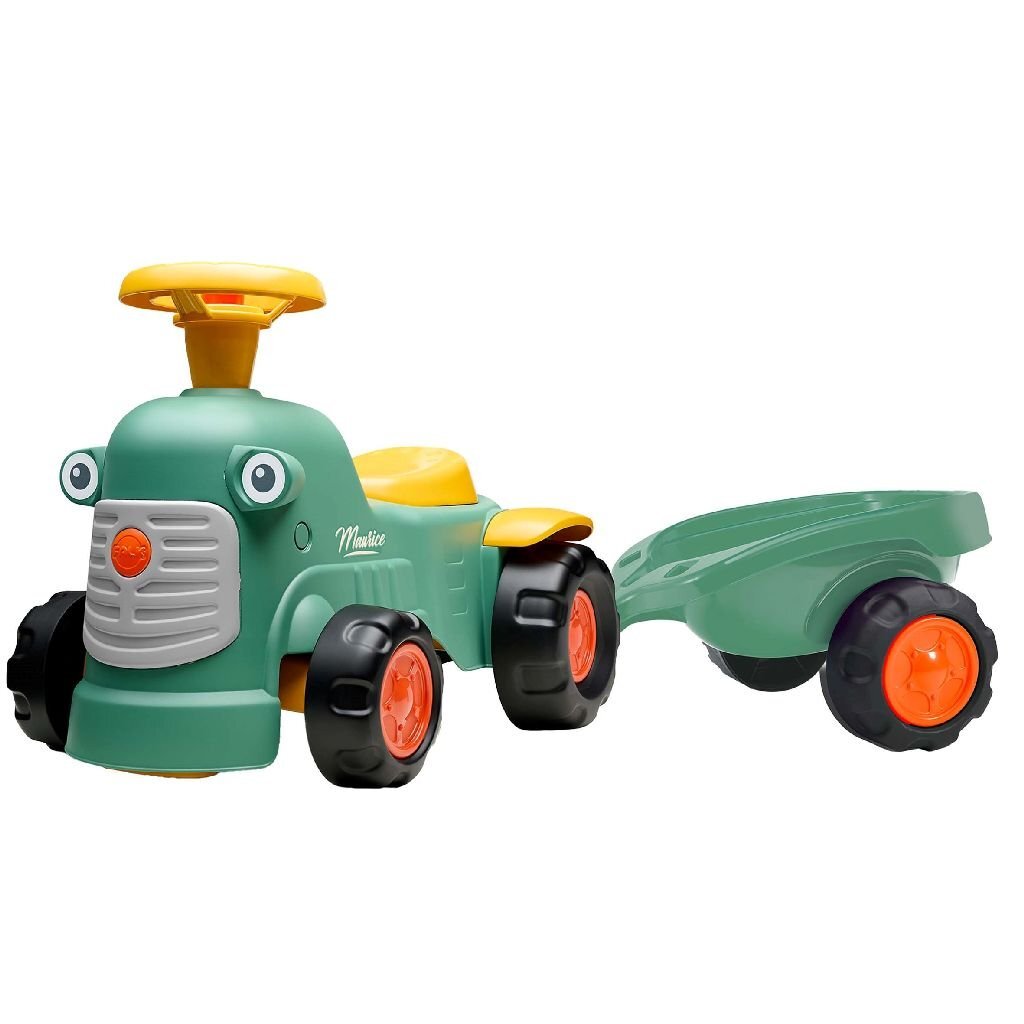 Falk Falk Maurice Walking Tractor Set Green Yellow