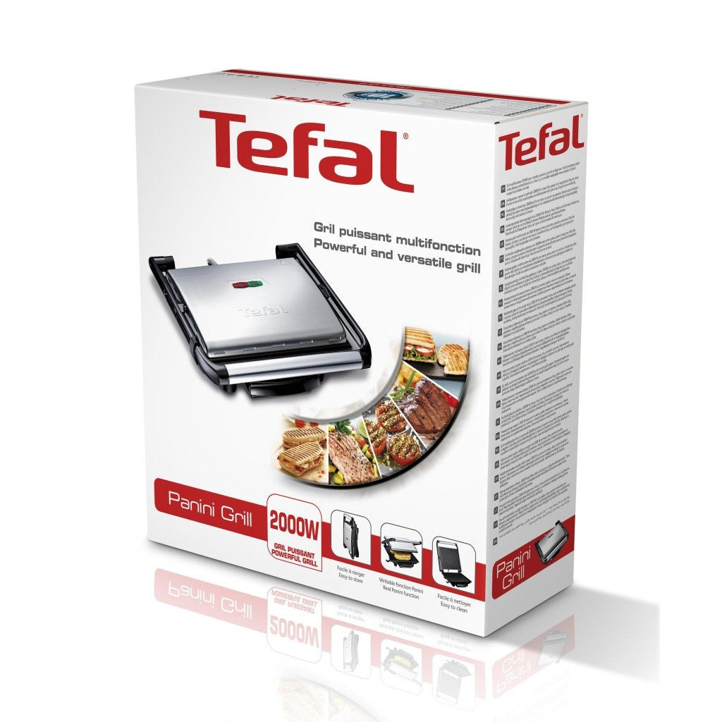 Tefal GC241D grill panini multifonction 2000W noir inox