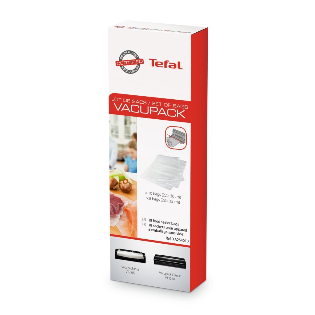Sacs sous vide Tefal xa2540 18 pièces