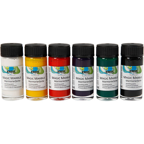 Creativ Company Magic Marble Paint, 6x20 ml