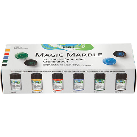 Creativ Company Magic Marble Paint, 6x20 ml