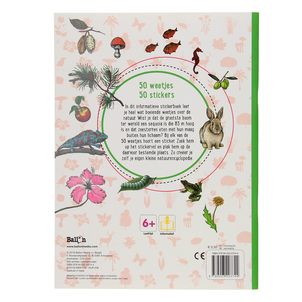 Standard Editeur 50 Fakten 50 Stickers Natur