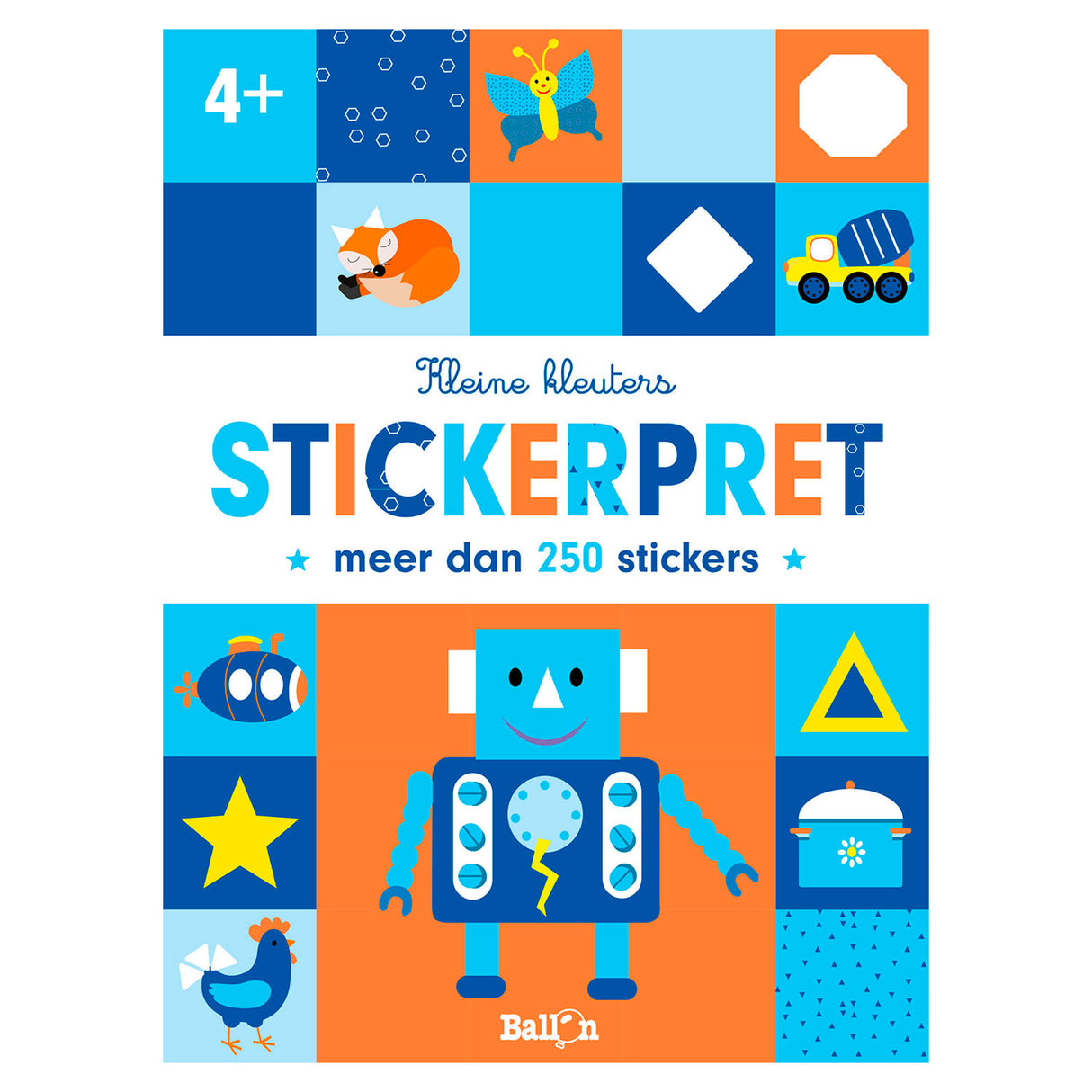 Autocollant de robot pour petits tout-petits éditeur standard amusant 4+