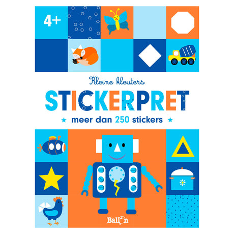 Autocollant de robot pour petits tout-petits éditeur standard amusant 4+