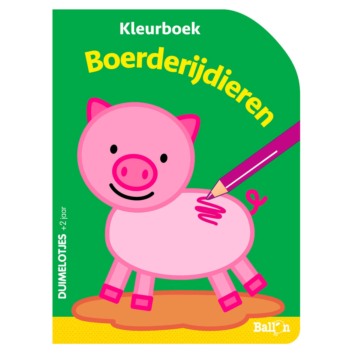 Standard uitgeverij Duimelotjes Farm Animals Colorbook