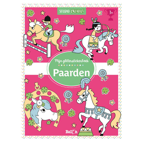 Éditeur standard mon livre d'autocollants à paillettes - chevaux