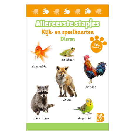 Éditeur standard visualisant et jouant aux cartes les premiers pas des animaux