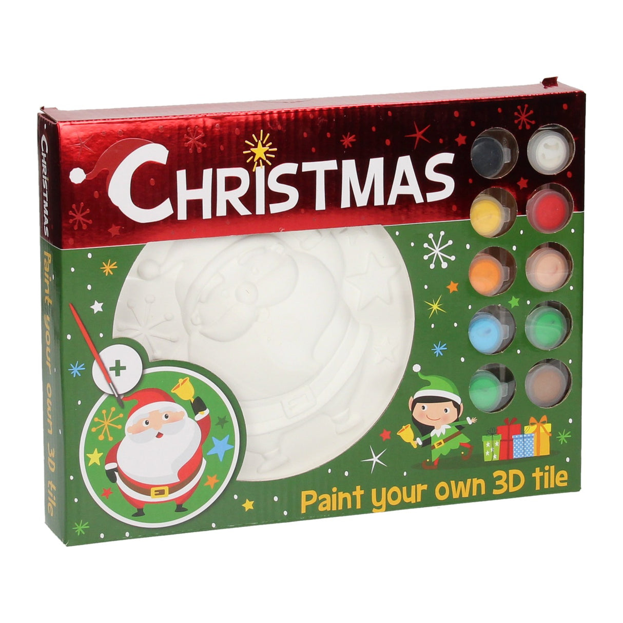 Wins Holland painter your own Christmas 3D tile