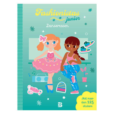 Livre d'autocollants éditeur standard fashionistas danseuses juniors - 125 autocollants