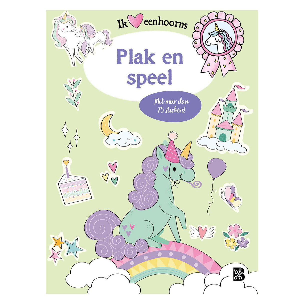 Livre de jeu des licornes de l'éditeur standard avec autocollants