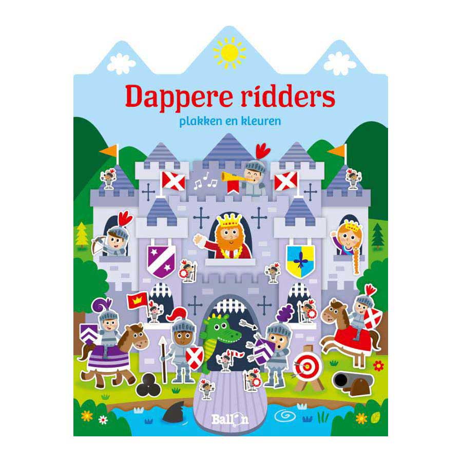 Livre de coloriage et d'autocollants de la maison d'édition standard Brave Knights