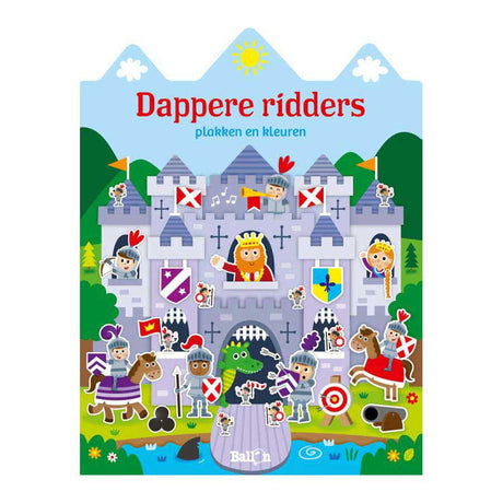 Livre de coloriage et d'autocollants de la maison d'édition standard Brave Knights