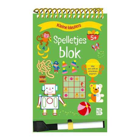Bloc de jeu avec feutre 5+ 5+