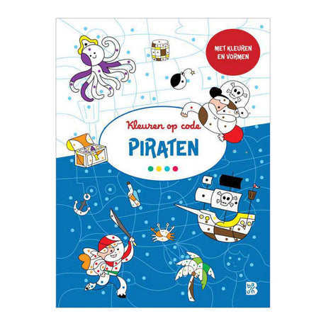 Standaard uitgeverij kleuren op code: piraten 3+