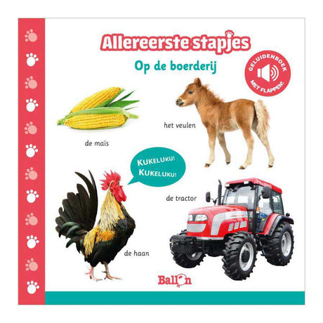 Livre de sons standard éditeur : à la ferme. 2+