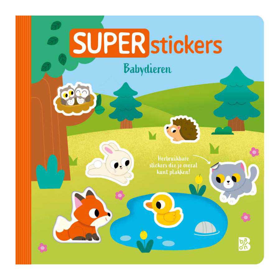 Super autocollants standards de l'éditeur : bébés animaux